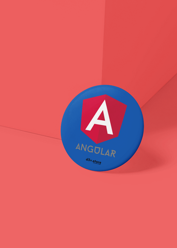 Angular Button Badge