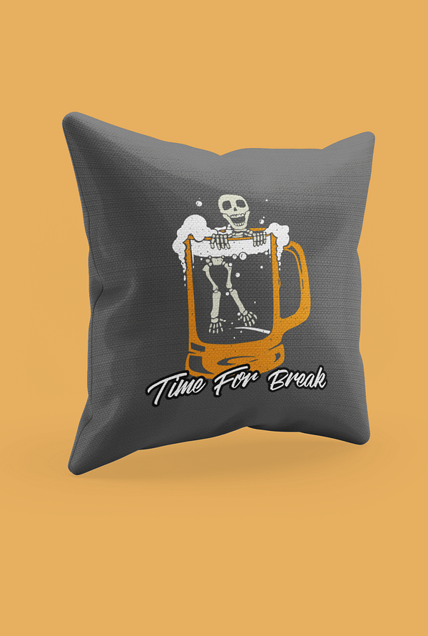 Time For Break Cushion Cover