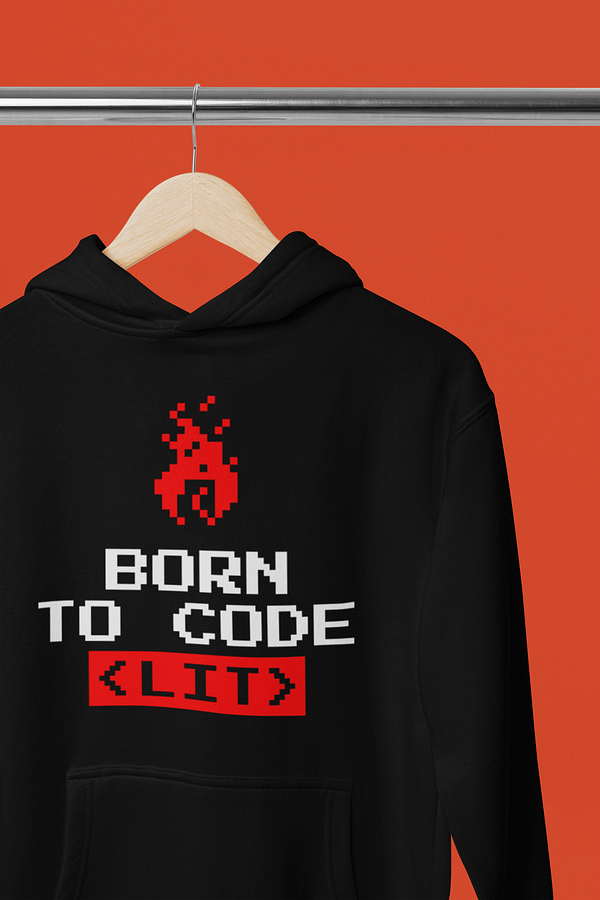 Born To Code Lit Hoodie
