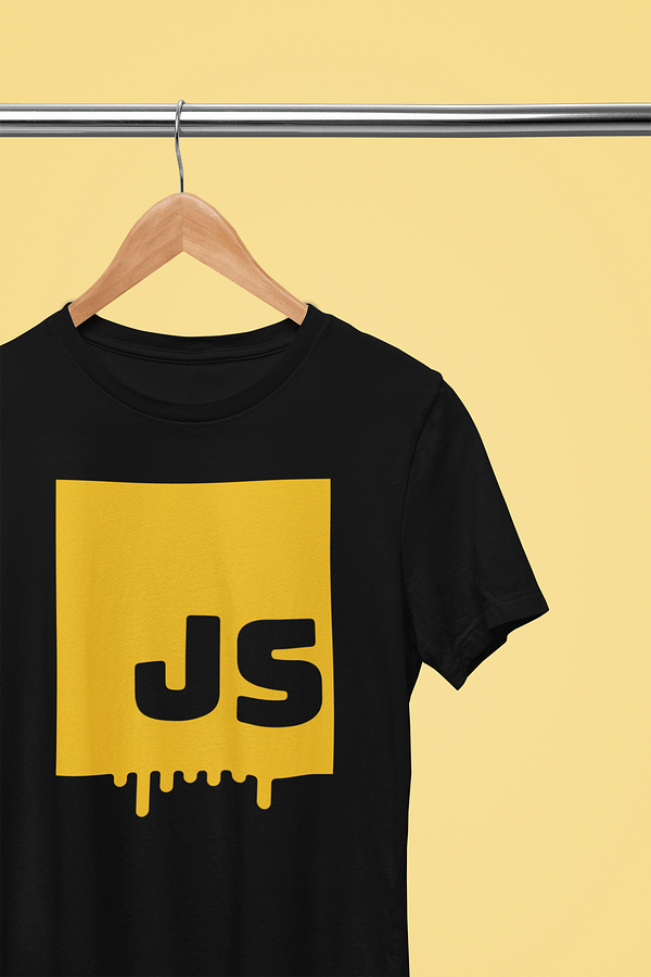 JS (JavaScript) Developer T-Shirt with Bold Logo