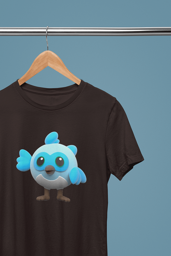 Flutter Mascot T-Shirt - Dashing Through Code